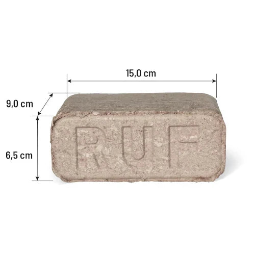 RUF Weichholzbriketts FSC®-zertifiziert – 960kg Palette, 100% natürlich, hoher Heizwert